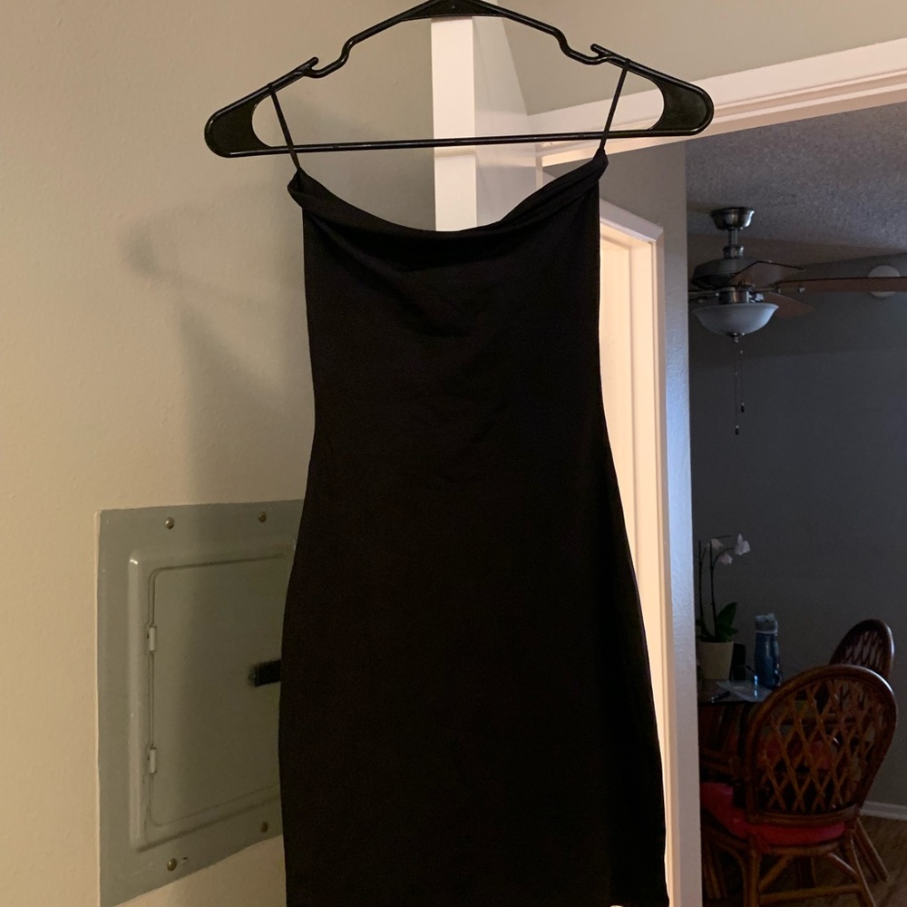Aritzia Contour Mini Tube Dress Black XS